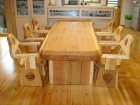 筑紫郡　新築住宅　手作りテーブル・椅子