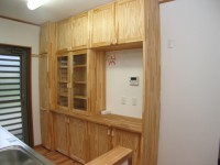 福岡市　新築住宅　造作食器棚　