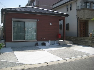 3つの部屋を1つにつながる平屋